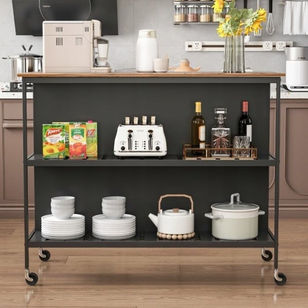 Przemyślana mobilna przestrzeń robocza w kuchni